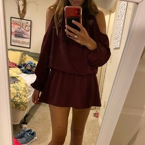 Maroon Dress